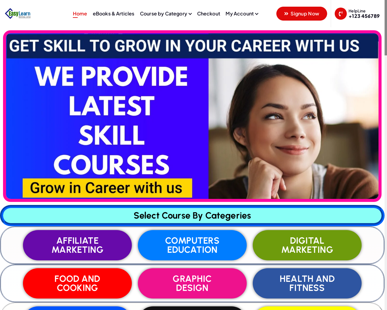 Readymade Learning Websites For sale With 500 Courses and 4000 ebooks